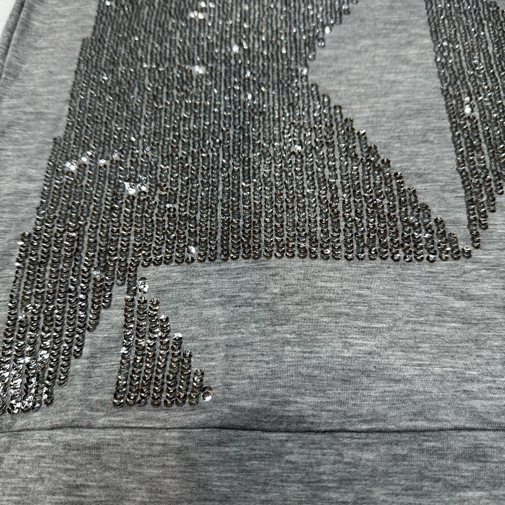 TOWNSEN Gray Top with Silver Accents - Picture 8 of 9